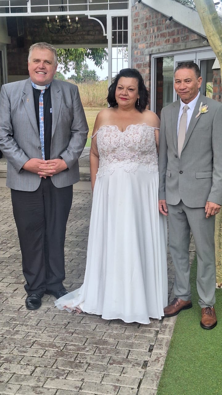 Wedding ceremony by Dr. Gerrit Rademeyer in Wolseley