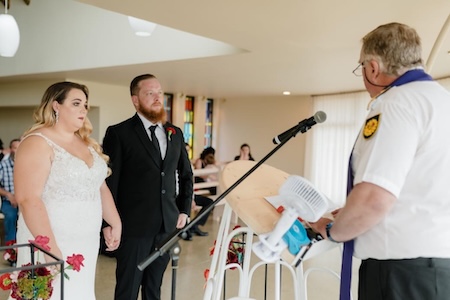 Wedding ceremony by Dr. Gerrit Rademeyer in Wolseley