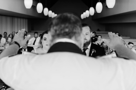 Wedding ceremony by Dr. Gerrit Rademeyer in Wolseley