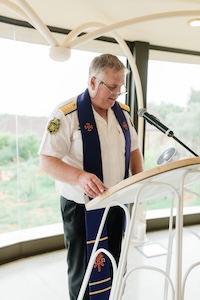 Wedding ceremony by Dr. Gerrit Rademeyer in Wolseley