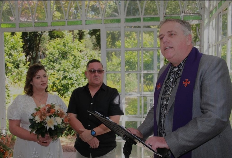 Wedding ceremony by Dr. Gerrit Rademeyer in Wolseley