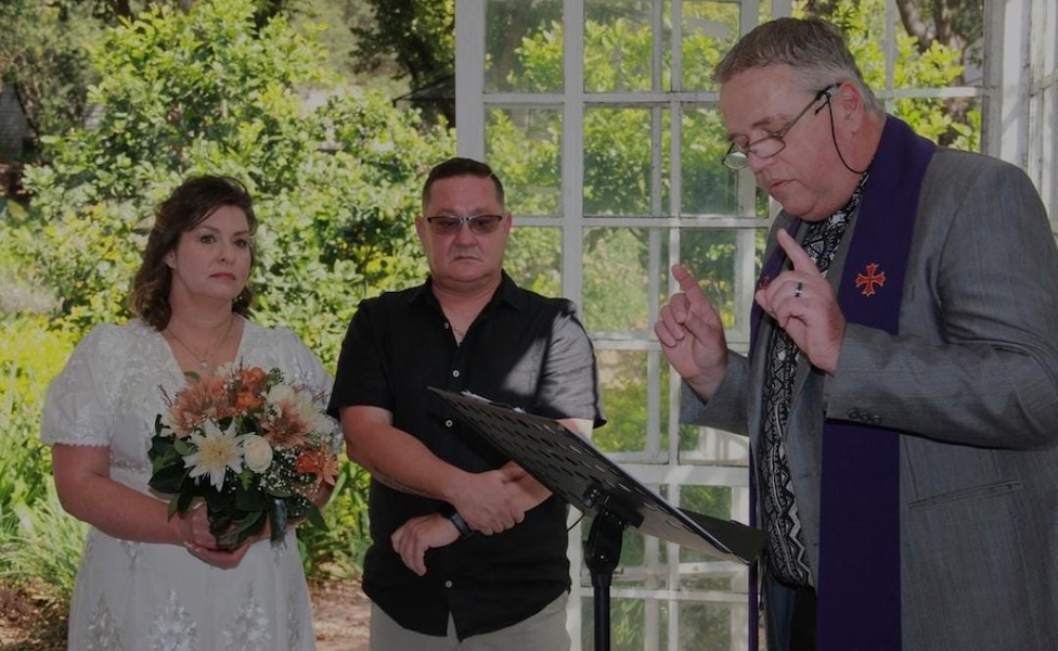 Wedding ceremony by Dr. Gerrit Rademeyer in Wolseley