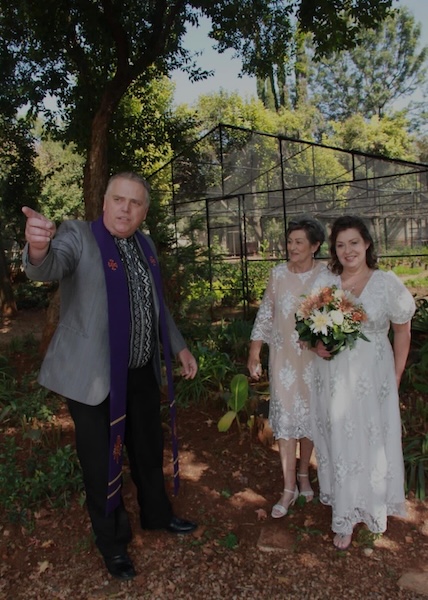 Wedding ceremony by Dr. Gerrit Rademeyer in Wolseley